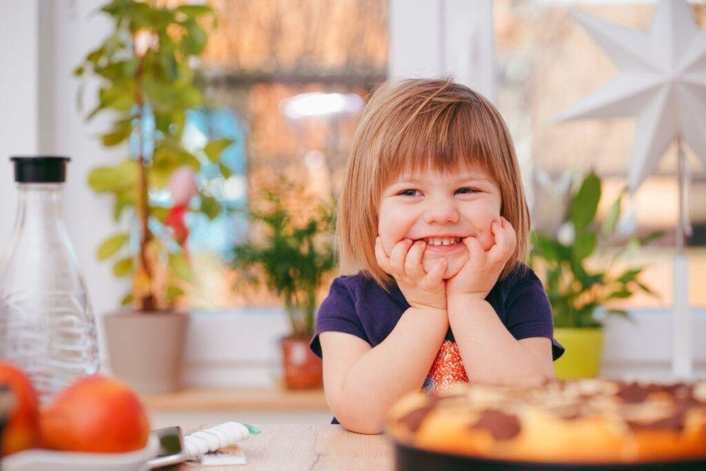Young child thumb sucking which can affect bite development