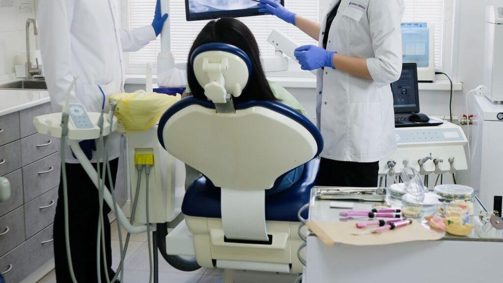 Child dental checkup for bite development at a dental clinic in Concord